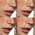 LOYALLOOK 18/24Pcs Hypoallergenic Nose Rings Hoops 316L Surgical Stainless Steel Lightweight Small Piercing Jewelry for Women Men Cartilage Tragus Helix