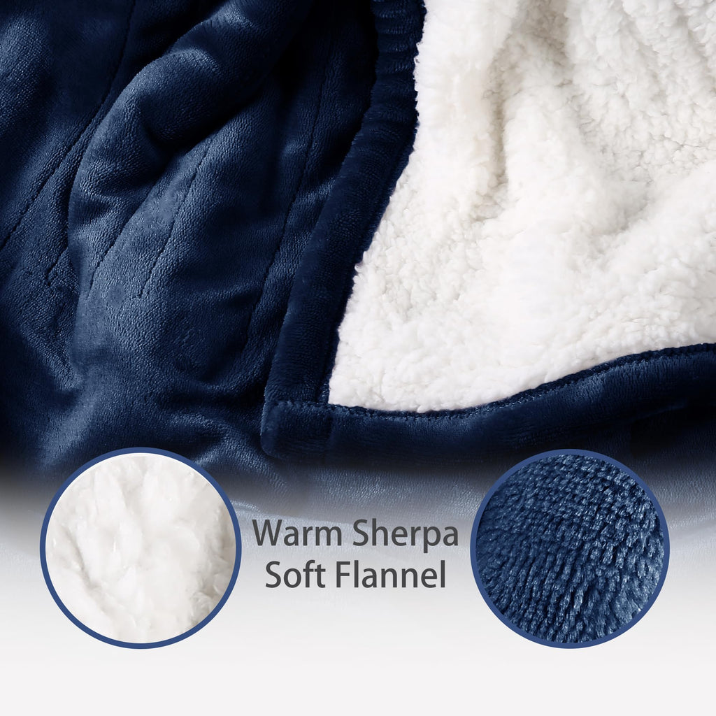 Coperta Elettrica Riscaldata Plaid con 5 Livelli di Riscaldamento e Spegnimento Automatico dopo 4 Ore, Plaid Riscaldato 50"x60" con Certificazione ETL e FCC per Casa e Ufficio, Lavabile in Lavatrice, Grigio Scuro