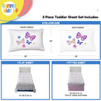 Sunny Side Up Minecraft Creeper & Animals Twin Sheet Set - 3 Piece Kids Bedding Set Includes Pillow Cover - Super Soft Microfiber Sheets