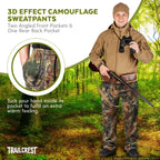 شلوار راحتی شکار با ته باز TrailCrest توسط Treel Highland Timber، طرح استتار، سایز 2X