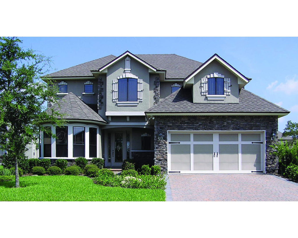 Builders Edge 12"W x 54"H, Persianas Personalizadas de Três Tábuas Espaçadas (2 Ripas) (Por Par), 002 - Preto