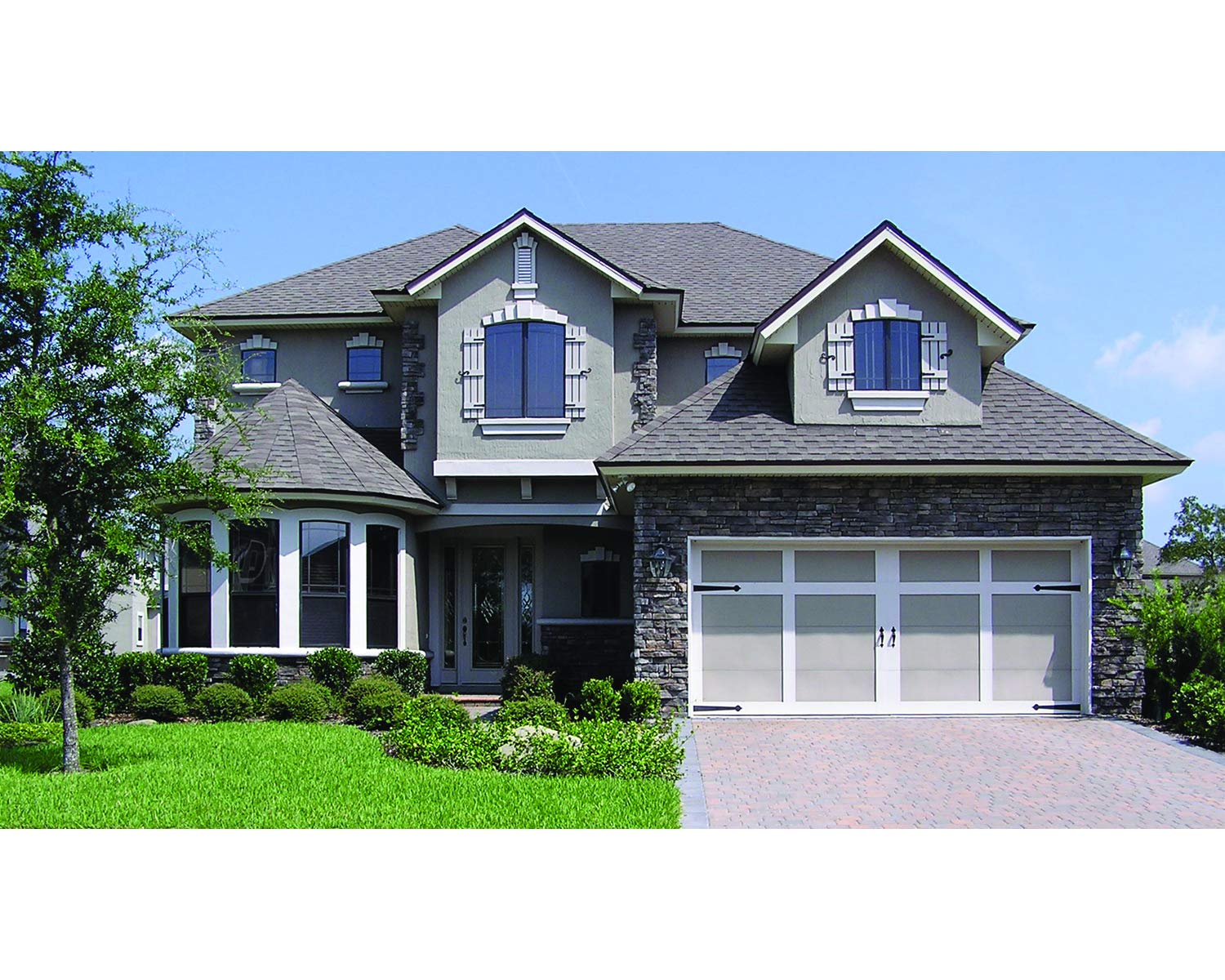 Builders Edge 12"W x 54"H, Persianas Personalizadas de Três Tábuas Espaçadas (2 Ripas) (Por Par), 002 - Preto