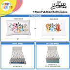 Sunny Side Up Minecraft Creeper & Animals Twin Sheet Set - 3 Piece Kids Bedding Set Includes Pillow Cover - Super Soft Microfiber Sheets