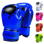 Kids Boxing Glove 6oz 8oz, Youth, Boys and Girls Training Sparring Gloves for Punching Bag, Kickboxing, Muay Thai, MMA, Gift for Age 6-15 Years