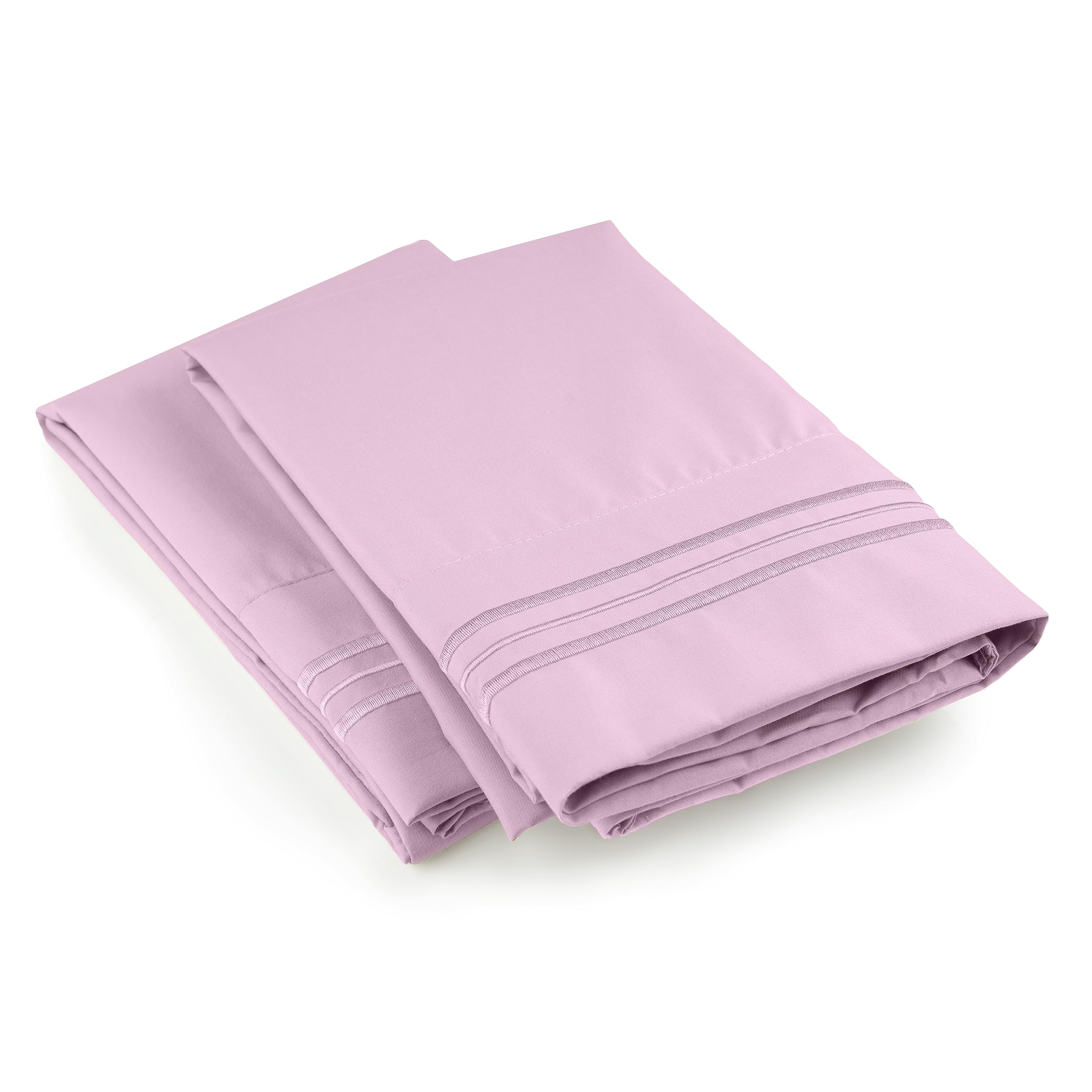 Queen Pillow Cases Set of 2 - Soft, Hotel Quality Pillowcase Covers - Comfy, Luxury Bedding for Women, Men, Kids & Teens - Machine Washable Pillow Protectors - 2 Piece - Queen Size White Pillow Cover