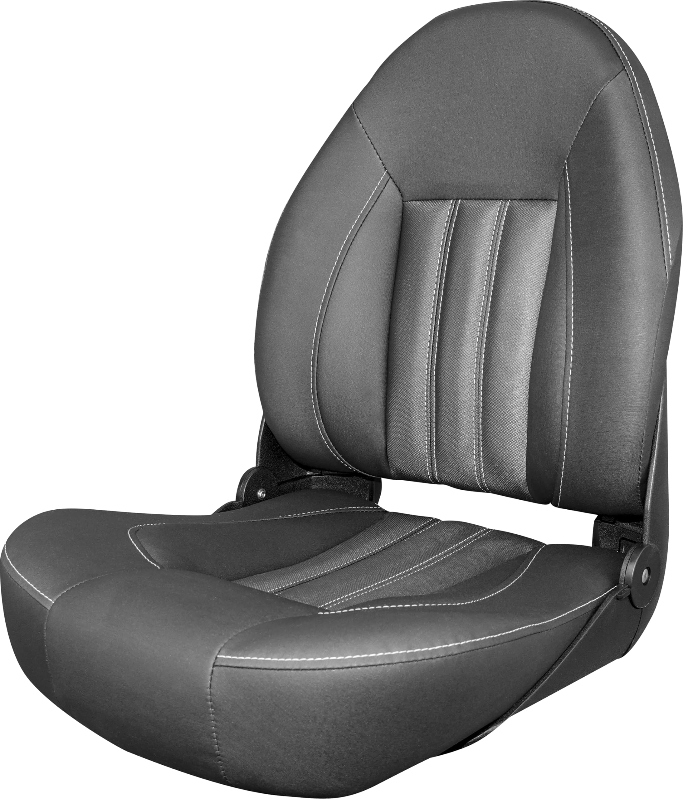 Tempress ProBax Orthopedic Folding High Back Boat Seat (Black/Charcoal/Carbon)