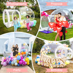 10FT Bubble House, Clear Balloon House for Party, PVC Bubble House Dome Inflatable for Kids, Inflatable Bubble House Perfect for Indoor Outdoor Kids Party Celebrations Party Rental Equipment