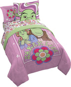 Jay Franco Minecraft Creeper Queen Comforter Set - 7 Piece Gamer Bedding Includes Sheet Set & Pillow Covers - Super Soft Checkered Bedding