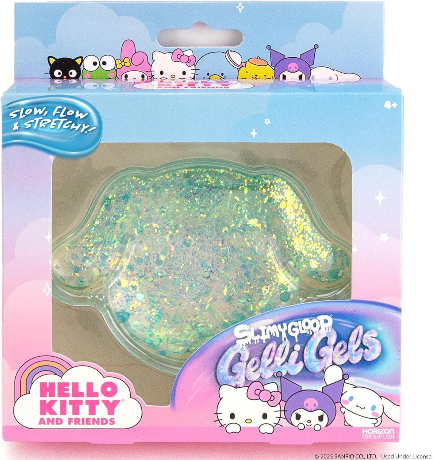 Squishmallows and Hello Kitty Gelli Gels