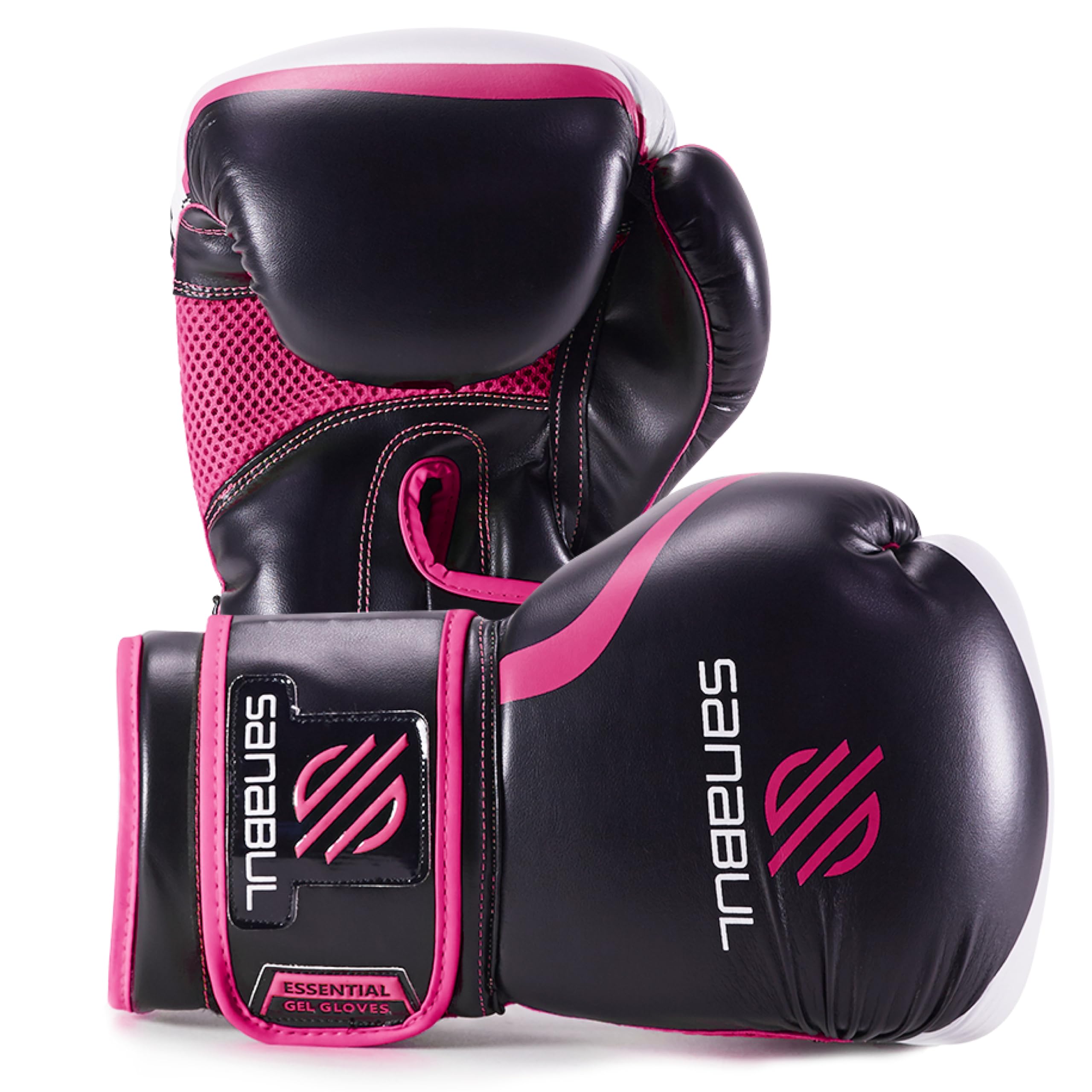 Sanabul Essential Gel Boxing Gloves for Men & Women, Kickboxing MMA, Muay Thai Gloves and Heavy Bag Training Punching & Sparring