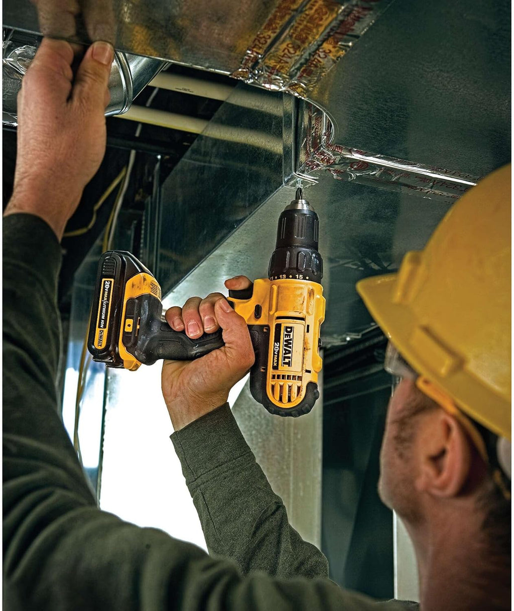 DEWALT 20V Max Cordless Drill/Driver Kit, 2 Batteries and Charger Included (DCD771C2)