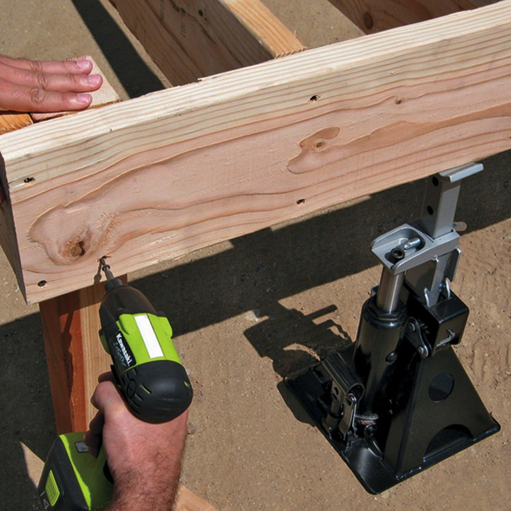 Powerbuilt 3 Ton, Bottle Jack and Jack Stands in One, 6000 Pound All-in-One Car Lift, Heavy Duty Vehicle Unijack, 640912, Black