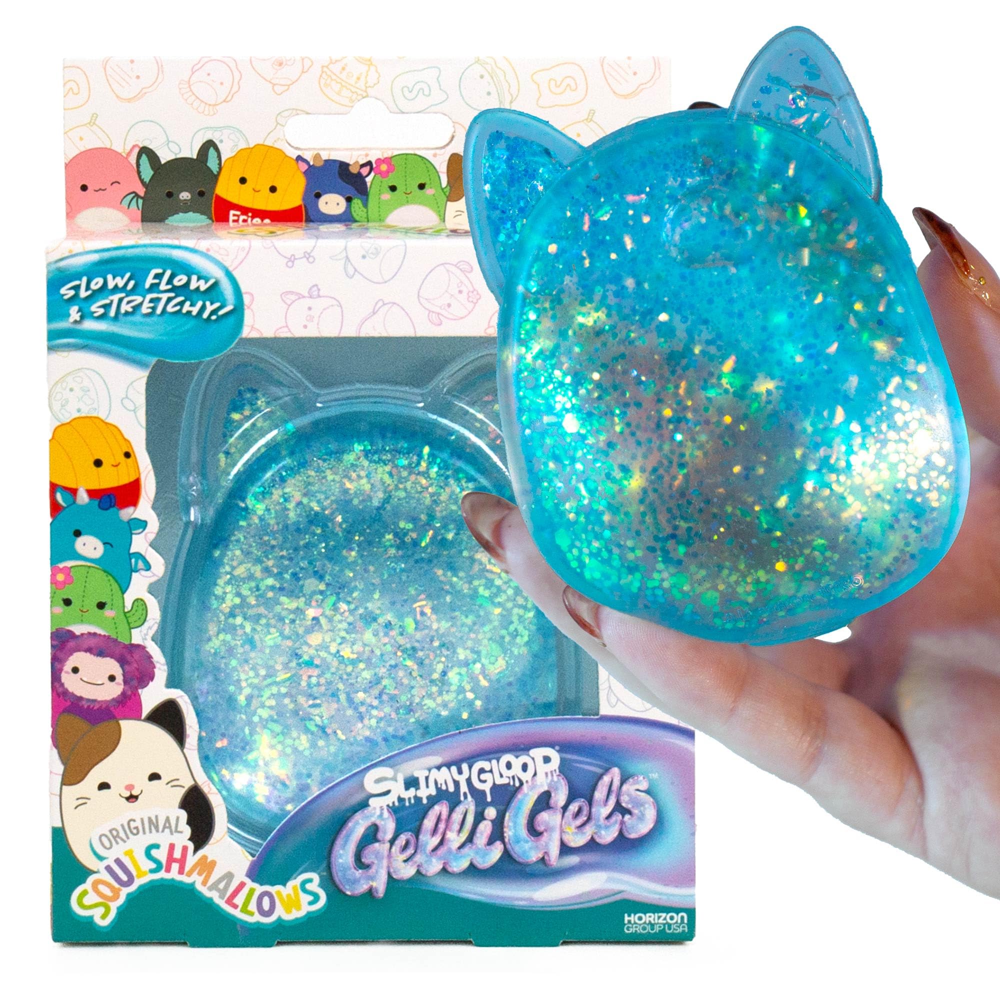 Squishmallows and Hello Kitty Gelli Gels