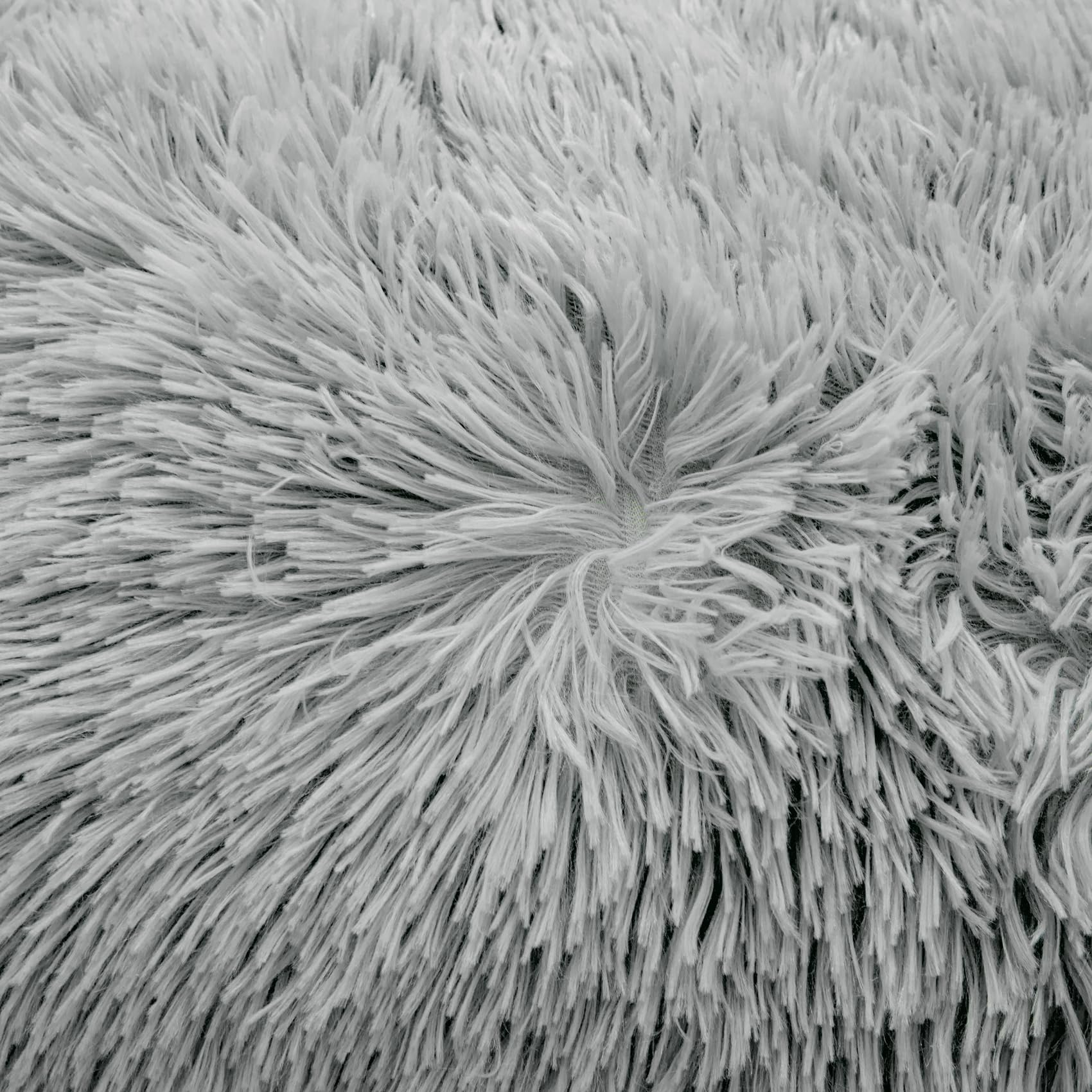 Fluffy Pink Faux Fur Comforter Cover Set，Fluffy Fuzzy Plush Pink Bedding 3Pcs (1 Faux Fur Duvet Cover +2 Fuzzy Pillowcases) Pink Fluffy Bed Set (Pink, Queen)