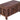 Hand-Carved Wooden Coffee Table – 36” x 18” Rectangular Mango Wood Center Table with Storage, Natural Burnt Finish, Living Room & Accent Table