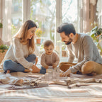 Offelec Tumbling Tower Blocks Games,Large Wooden Blocks Stacking Game for Kids Adults Family Classic Stacking Board Games for Indoor Outdoor Backyard Lawn Stack to Over 3.2Ft- 60pcs with Carrying Bag