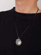 HAQUIL Viking Necklace, Skoll Hati Wolf Pendant, Viking Jewelry Gift for Men and Women