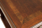 Signature Design by Ashley Breegin New Traditional Wooden Chair Side End Table, Brown