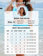 Blooming Jelly Women's High Waisted Bikini Sets Tummy Control Swim Skirt Two Piece Swim Suit 2025 Retro Swimsuit(Black White Plaid,Medium)