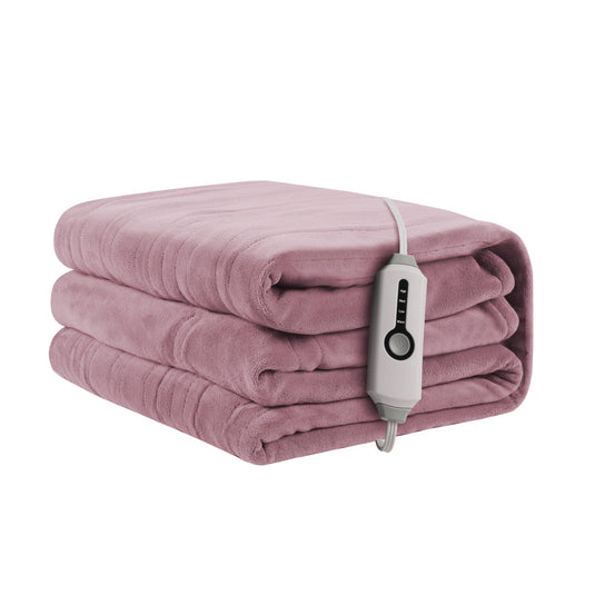 Electric Heated Blanket 72"x84" Full Size, Soft Coral Fleece with 4 Heating Levels and 10 Hours Auto-Off, Machine Washable, Cozy Plush Fabric for Home, Dark Gray