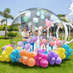 Bubble House aufblasbares PVC-Bubble-Zelt, kommerzielles 10FT Bubble mit UL-Gebläse & Pumpe für Kinder/Erwachsene, Party, Geschlechtsenthüllung, 10FT Durchmesser Bubble, 6FT Tunnel