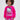 Hello Kitty Big Girls Fleece Boxy Sweatshirt Crop Top and Flare Pants Outfit Set Fuchsia 10-12
