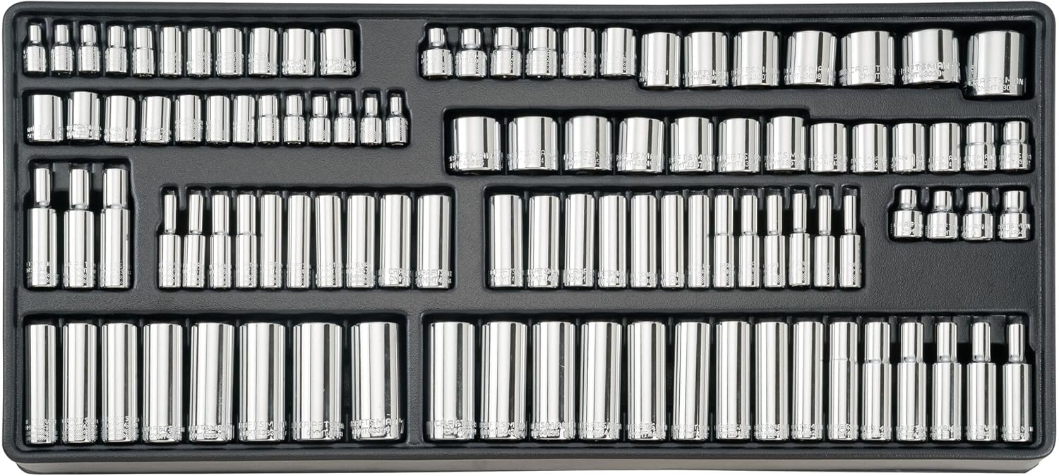 CRAFTSMAN Mechanics Tool Set, 298 Piece Hand Tool and Socket Set SAE/Metric (CMMT12139)