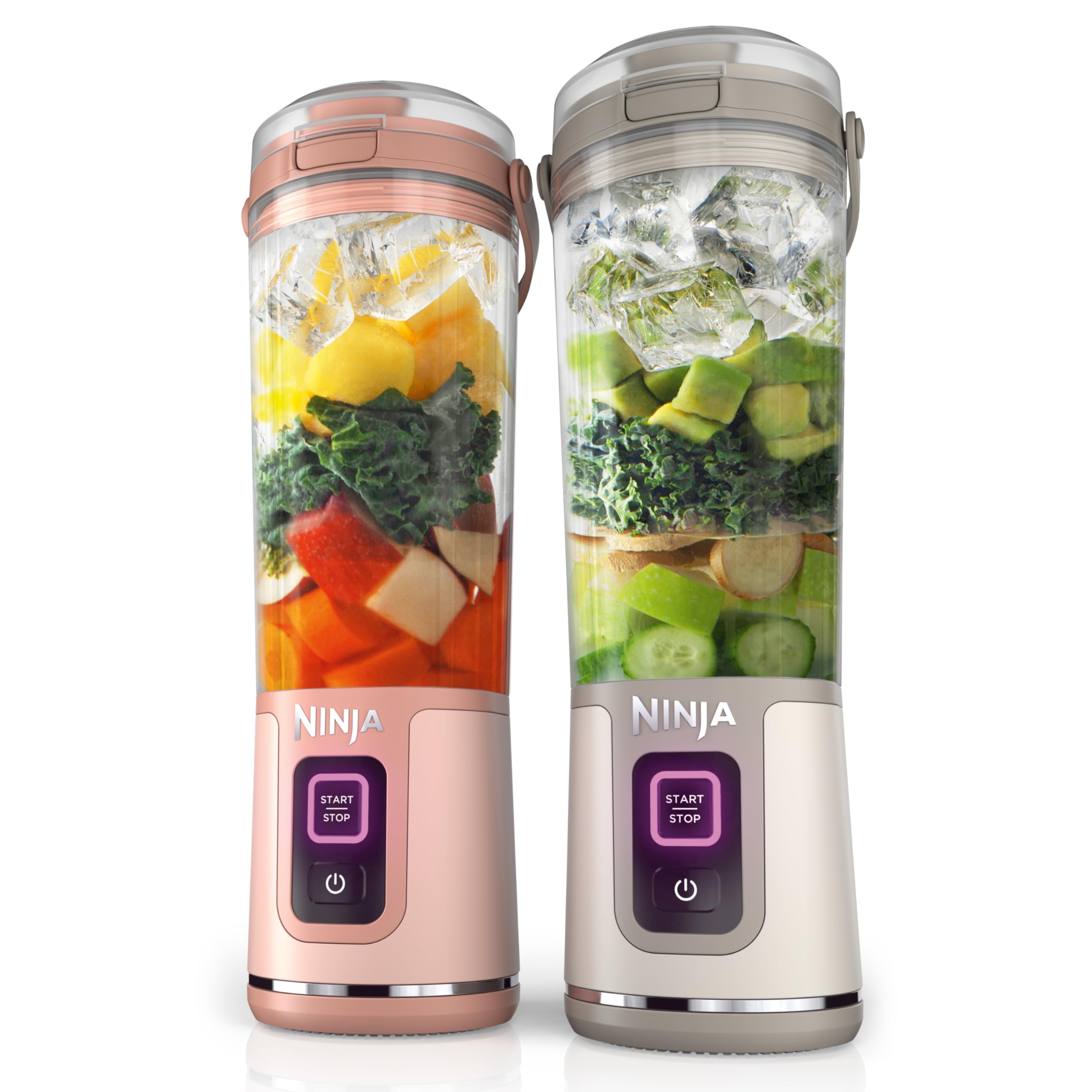 Ninja Blast Portable Blender, Cordless, 18oz. Vessel, Personal Blender For-Shakes and Smoothies, BPA Free, Leakproof-Lid and Sip Spout, USB-C Rechargeable, Dishwasher Safe Parts, Tinted Aqua, BC151AQ