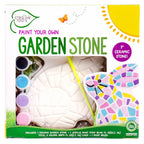 Creative Roots Paint Your Own #1 Dad Stepping Stone, Paintable Ceramic 7 in. Stone, Includes 6 Acrylic Paints & Paintbrush, Great Arts and Crafts for Kids Ages 8-12, Father's Day Gift
