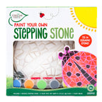 Creative Roots Paint Your Own #1 Dad Stepping Stone, Paintable Ceramic 7 in. Stone, Includes 6 Acrylic Paints & Paintbrush, Great Arts and Crafts for Kids Ages 8-12, Father's Day Gift
