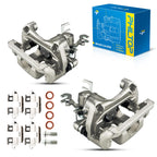 PHILTOP 18B5046 18B5047 Rear Disc Brake Caliper Assembly Fit for 2007-2017 Jeep Wrangler, 2008-2012 Jeep Liberty, 2007-2011 Dodge Nitro, 2018 Jeep Wrangler JK