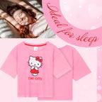 Hello Kitty Girls Pajamas Set, Comfortable Loungewear – Gifts for Girls (11-12 Years, Pink)