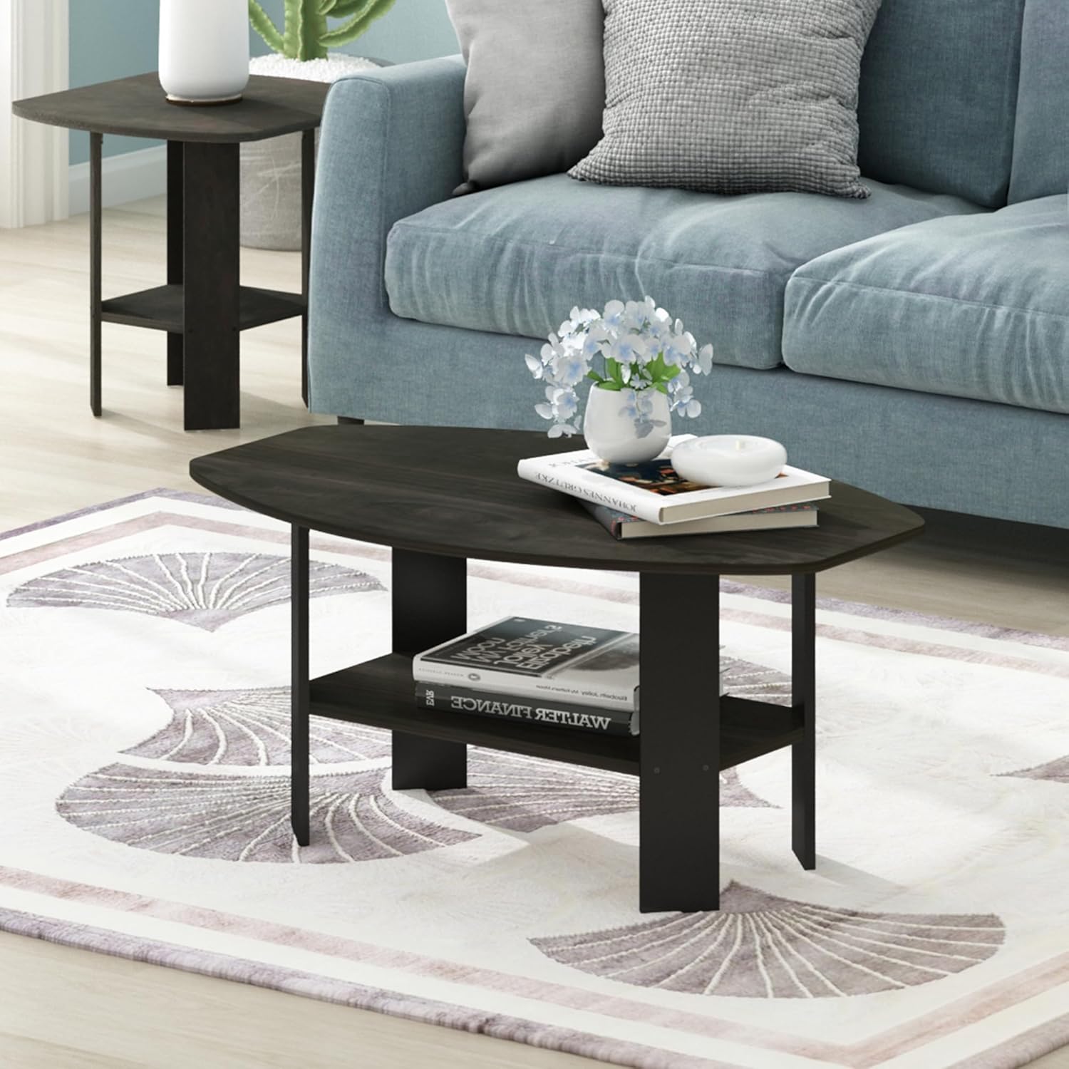 Furinno Simple Design Coffee Table, Espresso