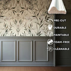 Board and Batten Wall Panel Kit - Peel and Stick Precut Wall Molding Kit - Luxury Decorative Wall Moulding Kit - Paintable Accent Wall Kit for an Elegant Touch to Any Home Decor