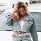 Mealah Women's Rhinestone Western-Belt Bling-Cowboy-Belt - Sparkly-Diamond Buckle Cowgirl-Belts Glitter-Belt for 28-38''