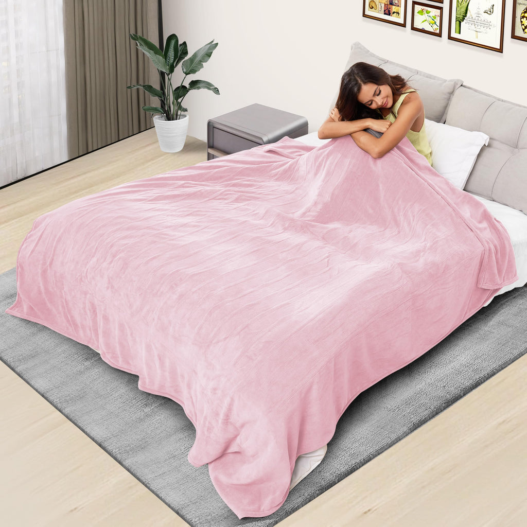 Coperta Elettrica Riscaldata 72"x84" Taglia Completa, Morbido Pile di Corallo con 4 Livelli di Riscaldamento e Spegnimento Automatico dopo 10 Ore, Lavabile in Lavatrice, Tessuto Morbido e Accogliente per la Casa, Grigio Scuro
