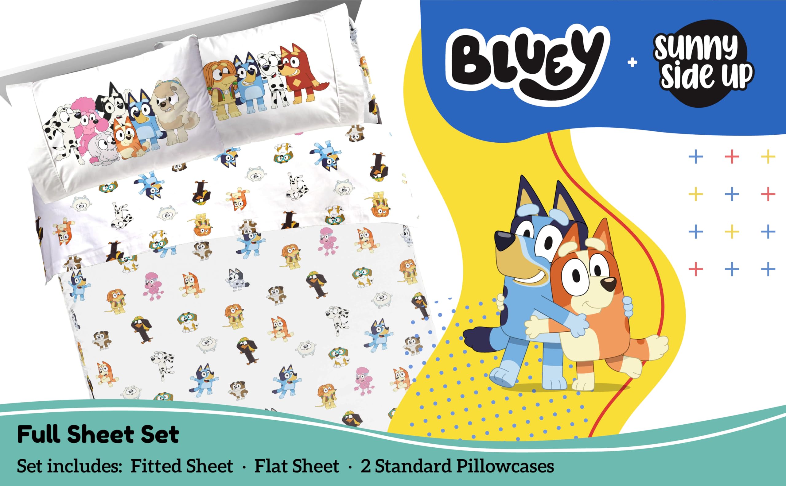 Sunny Side Up Minecraft Creeper & Animals Twin Sheet Set - 3 Piece Kids Bedding Set Includes Pillow Cover - Super Soft Microfiber Sheets