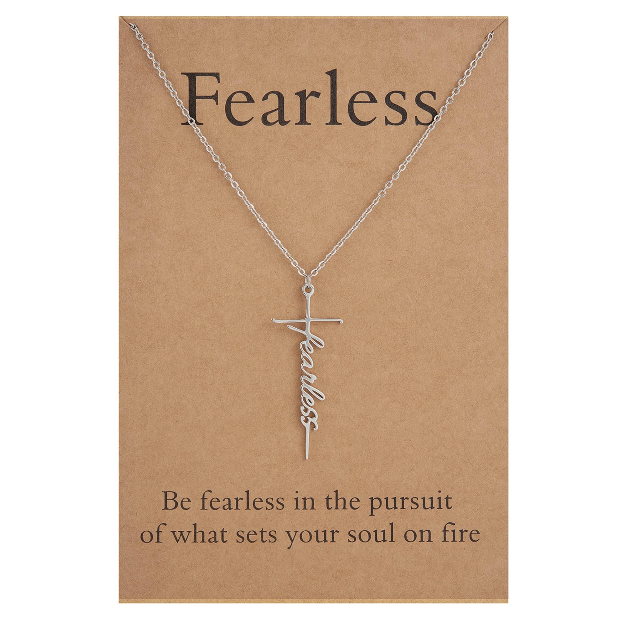 Lcherry Faith Cross Pendant Necklace for Women Religious Christian Jewelry Mother's Day Gifts for Women