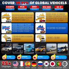 LAUNCH X431 PRO3S+ Elite, 2025 All-in-One Bidirectional Scan Tool with J2534,HD Trucks Scan, Topology Map, 60+Service,Online Coding Full Function Scanner, CANFD/DoIP/D-PDU/CAN 2.0, FCA, 2 Yrs Update