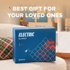 Bedsure Electric Blanket Queen Size - Dual Control Heated Blanket Queen, GentleSoft™ Fast Heating with 10 Time Settings & 10 Heat Settings, Warm Gift for Grandma (84x90 inches, Grey)