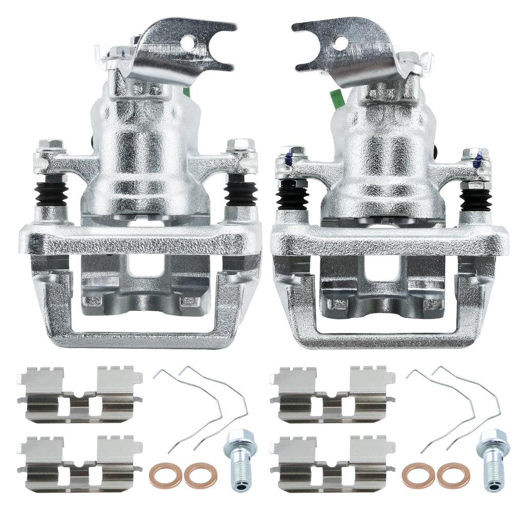 Rear Left Brake Caliper With Bracket Replacement for Honda Accord 2008 2009 2010 2011 2012, ACURA TSX 2009 2010 2011 2012 2013 2014, Rear Driver Side: 19B3359, 19285712, FRC12164, 18FR2716