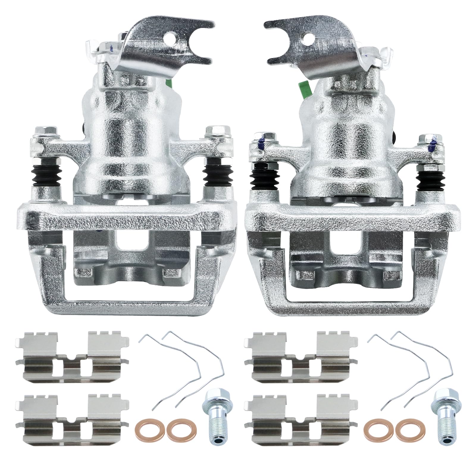 Rear Left Brake Caliper With Bracket Replacement for Honda Accord 2008 2009 2010 2011 2012, ACURA TSX 2009 2010 2011 2012 2013 2014, Rear Driver Side: 19B3359, 19285712, FRC12164, 18FR2716