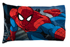 Jay Franco Marvel Spidey and His Amazing Friends Team Spidey Twin Size Sheet Set - 3 Piece Set Super Soft and Cozy Kid’s Bedding - Fade Resistant Microfiber Sheets (Official Marvel Product)