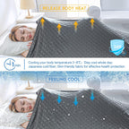 AmyHomie Cooling Blanket,90"x90"Queen Size,Summer Blankets with Double Sided Cold Effect, Arc-Chill Q-Max>0.5 Cool Fiber, Breathable Lightweight Blankets for Hot Sleepers Night Sweats