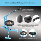 Neutron Speed Pro Dirt Bike and Dual Sport Tire Changer/Bead Breaker/Mousse Changer/Suitable for Tubes