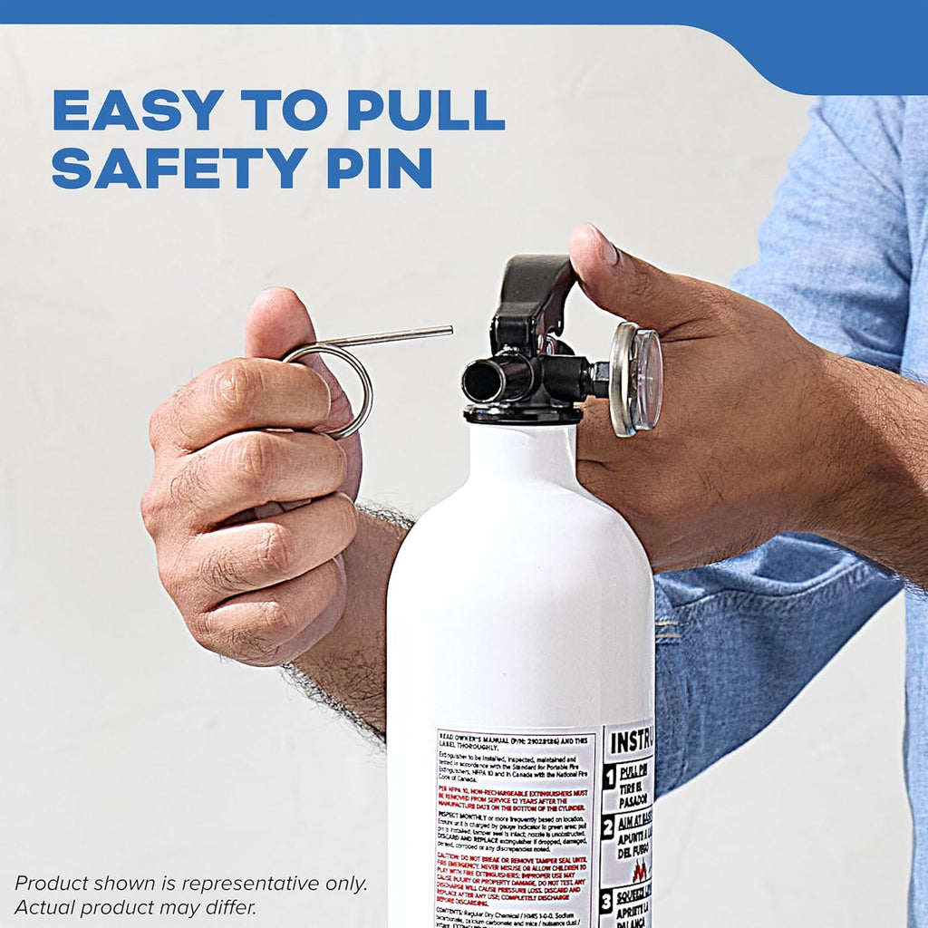 Kidde Fire Extinguisher for Boats, Single-Use 1A10BC, 2 Pack