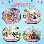 Bubble House aufblasbares PVC-Bubble-Zelt, kommerzielles 10FT Bubble mit UL-Gebläse & Pumpe für Kinder/Erwachsene, Party, Geschlechtsenthüllung, 10FT Durchmesser Bubble, 6FT Tunnel