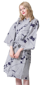 Dita Tokyoin Traditional Made In Japan Cotton Yukata Robe (Japanese Pajama Kimono) Easy Wearing set2