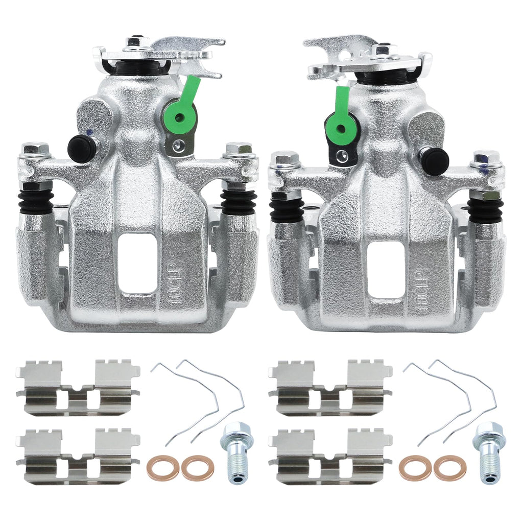 Rear Left Brake Caliper With Bracket Replacement for Honda Accord 2008 2009 2010 2011 2012, ACURA TSX 2009 2010 2011 2012 2013 2014, Rear Driver Side: 19B3359, 19285712, FRC12164, 18FR2716