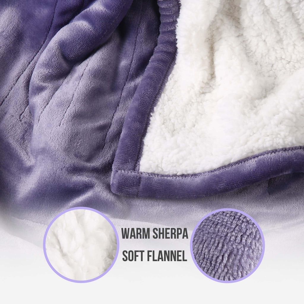 Coperta Elettrica Riscaldata Plaid con 5 Livelli di Riscaldamento e Spegnimento Automatico dopo 4 Ore, Plaid Riscaldato 50"x60" con Certificazione ETL e FCC per Casa e Ufficio, Lavabile in Lavatrice, Grigio Scuro